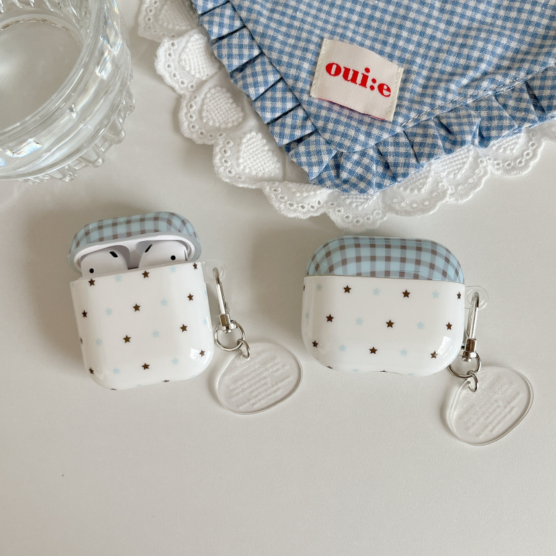 Zaštitna kutija za AirPods Pro s minimalističkim dizajnom zvjezdice (Materijal: TPU; Izrada: injekcijsko prešanje; Kompatibilni modeli: Apple; Podrška prilagodbi: Da)