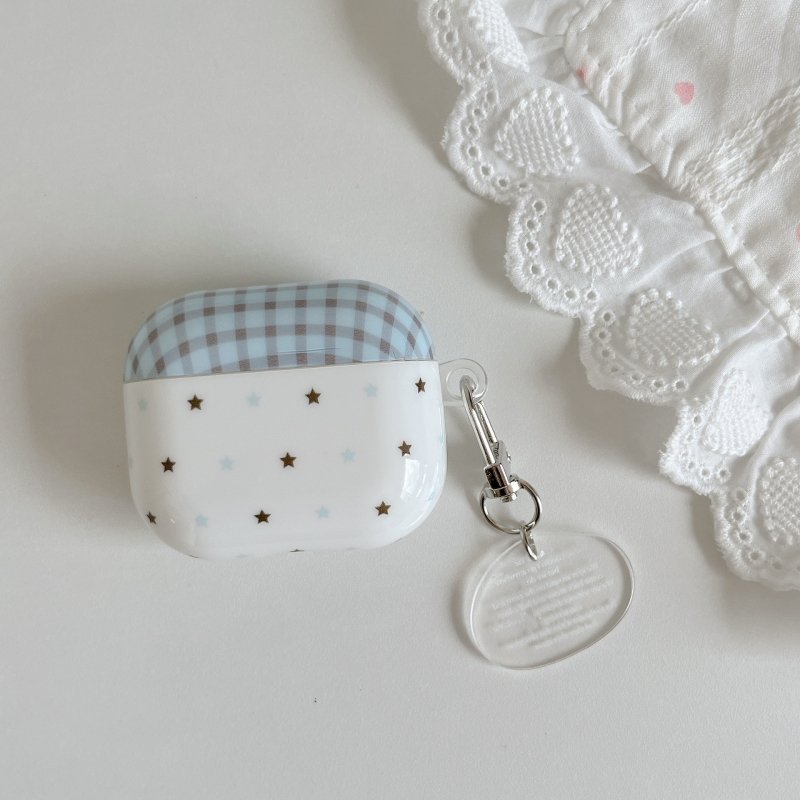 Zaštitna kutija za AirPods Pro s minimalističkim dizajnom zvjezdice (Materijal: TPU; Izrada: injekcijsko prešanje; Kompatibilni modeli: Apple; Podrška prilagodbi: Da)