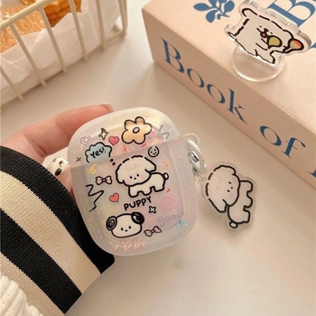 TPU kućište za AirPods, mekani zaštitni omotač, karikaturalna gravura, prilagodljivo, za Apple AirPods