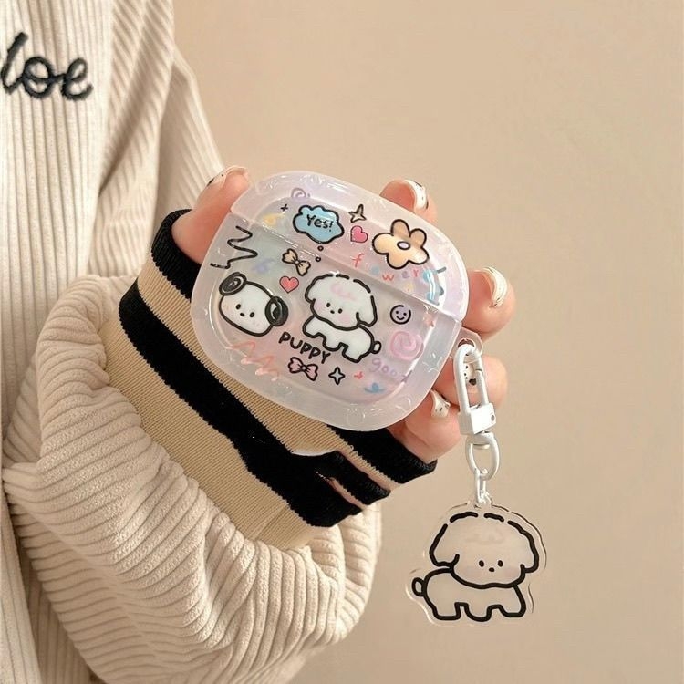 TPU kućište za AirPods, mekani zaštitni omotač, karikaturalna gravura, prilagodljivo, za Apple AirPods