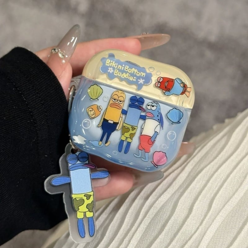 Nothing kućište za AirPods 3/4 s podijelnim dizajnom u karikaturalnom stilu, TPU materijal, injekcijsko oblikovanje, kompatibilno s Apple