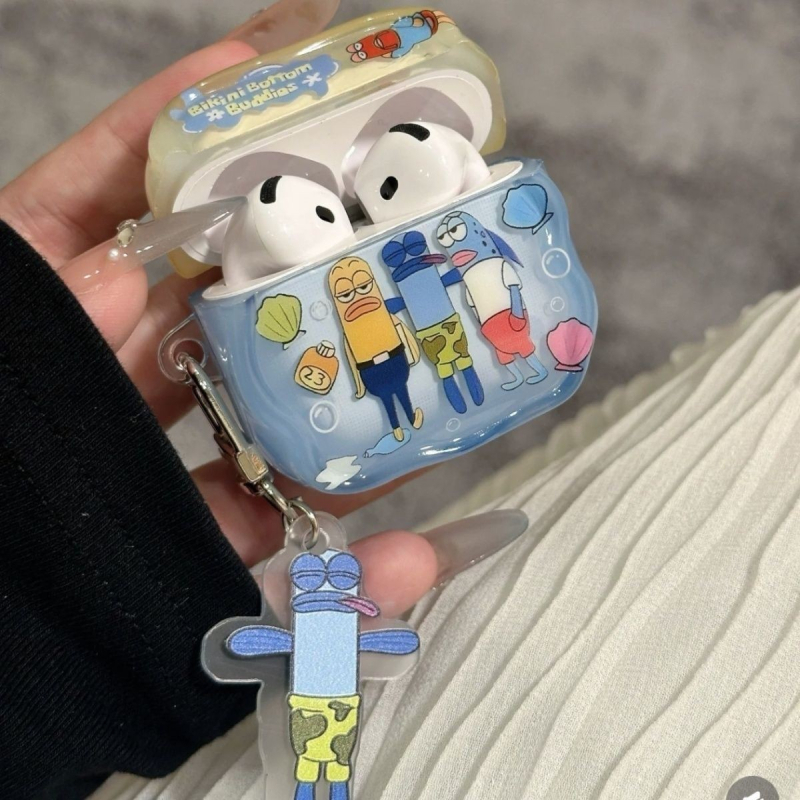 Nothing kućište za AirPods 3/4 s podijelnim dizajnom u karikaturalnom stilu, TPU materijal, injekcijsko oblikovanje, kompatibilno s Apple