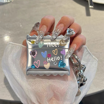 Kućište za AirPods - silikon, potpuno pokriveno, crtić stil, reljefna izrada, za Apple