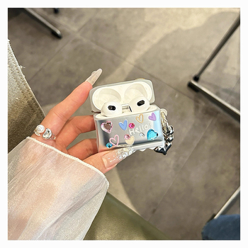 Kućište za AirPods - silikon, potpuno pokriveno, crtić stil, reljefna izrada, za Apple