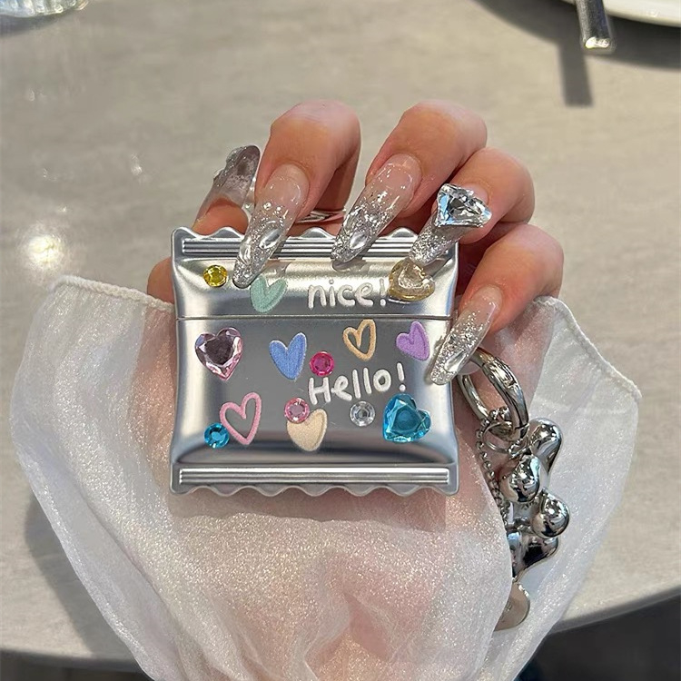 Kućište za AirPods - silikon, potpuno pokriveno, crtić stil, reljefna izrada, za Apple