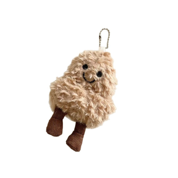 Zaštitna futrola za AirPods - plišani materijal, crtić dizajn, prenose mekano kućište, za AirPods 4, Pro 2 i AirPods 3