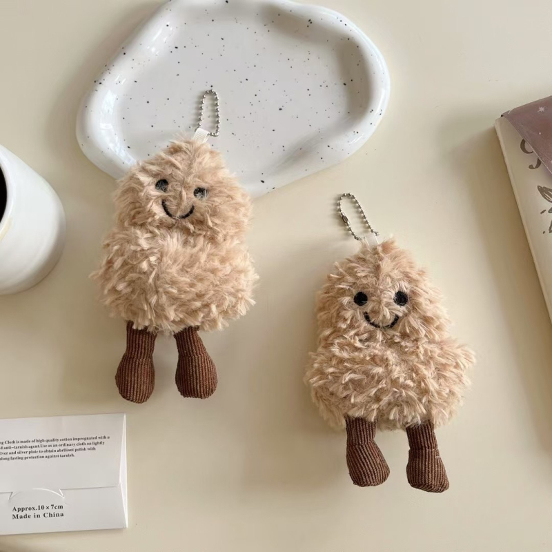 Zaštitna futrola za AirPods - plišani materijal, crtić dizajn, prenose mekano kućište, za AirPods 4, Pro 2 i AirPods 3