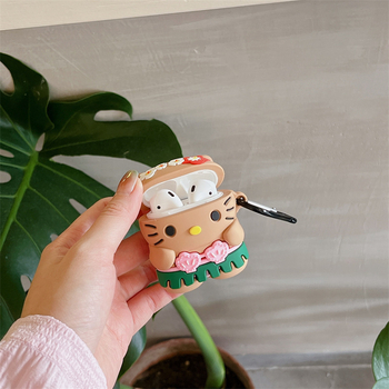 Ultron silikonska zaštitna futrola za Apple AirPods Pro 2/3 – prijenosna mekana futrola, crtani stil, ubrizgano oblikovanje