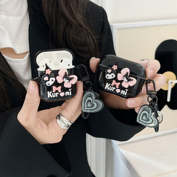 TPU obal na AirPods, polopriesvitný, lepiaca vrstva, kompatibilné s Apple AirPods 1/2/Pro2 a AirPods 3 Gen