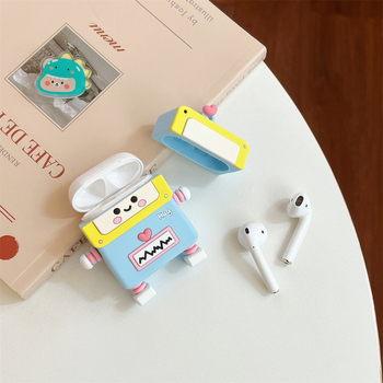 Silikonska futrola za AirPods Pro 2 — Cartoon uzorak, mekana futrola, injekcijsko oblikovanje, za Apple