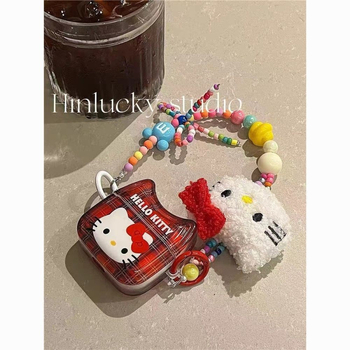 AirPods Pro kućište – TPU mekano kućište, završna obrada sprejem, karirani uzorak, kompatibilno s Apple