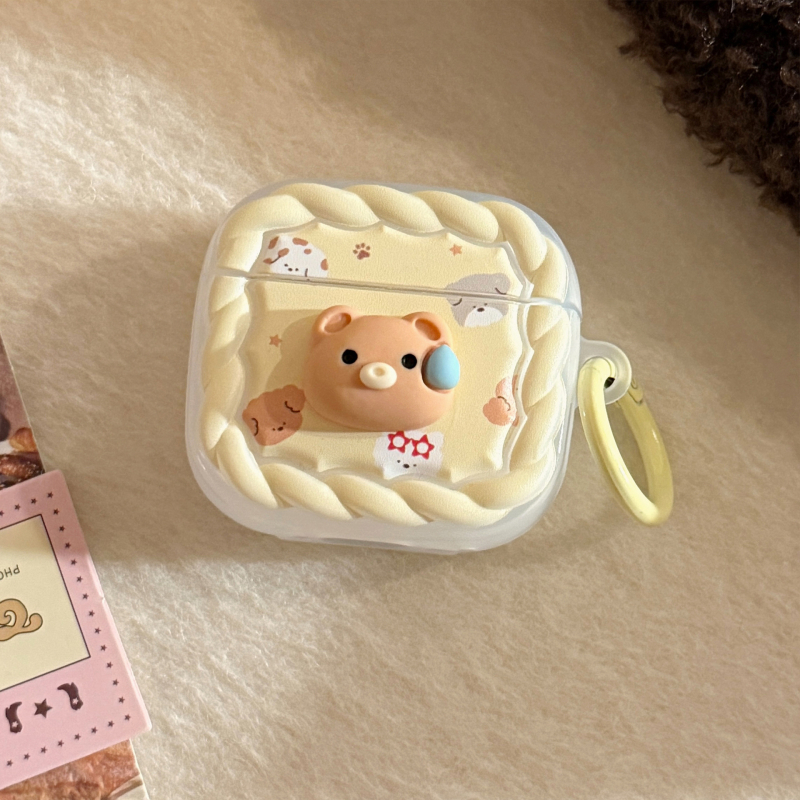 Zaštitna futrola za AirPods za 4. generaciju i Pro 2, TPU, poluprozirni mat završetak, prsten za vješanje