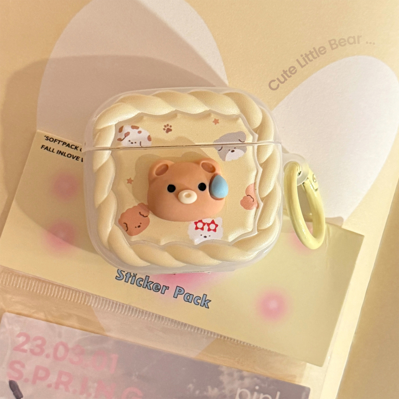 Zaštitna futrola za AirPods za 4. generaciju i Pro 2, TPU, poluprozirni mat završetak, prsten za vješanje