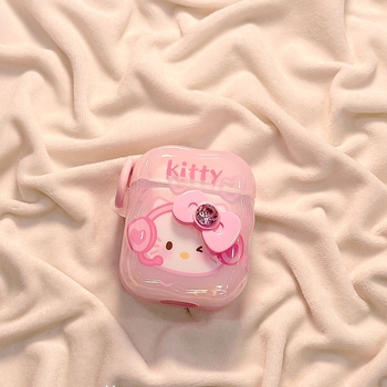 TPU zaštitni kućište za AirPods 4. generacije, kompatibilno s AirPods 1/2 generacijom, crtani stil, ljepljiva površina