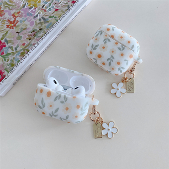 Zaštitni silikonasti kućište za AirPods 4. generacije – cvjetni uzorak, injekcijsko oblikovanje, univerzalni dizajn
