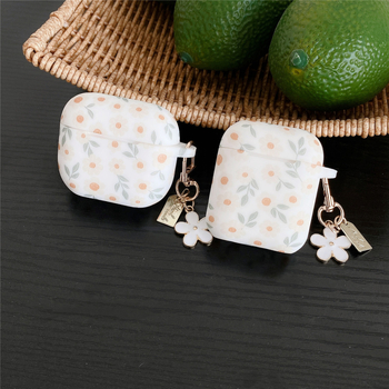 Zaštitni silikonasti kućište za AirPods 4. generacije – cvjetni uzorak, injekcijsko oblikovanje, univerzalni dizajn