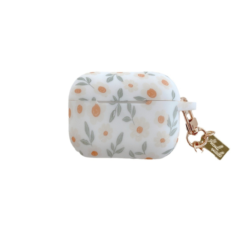 Zaštitni silikonasti kućište za AirPods 4. generacije – cvjetni uzorak, injekcijsko oblikovanje, univerzalni dizajn