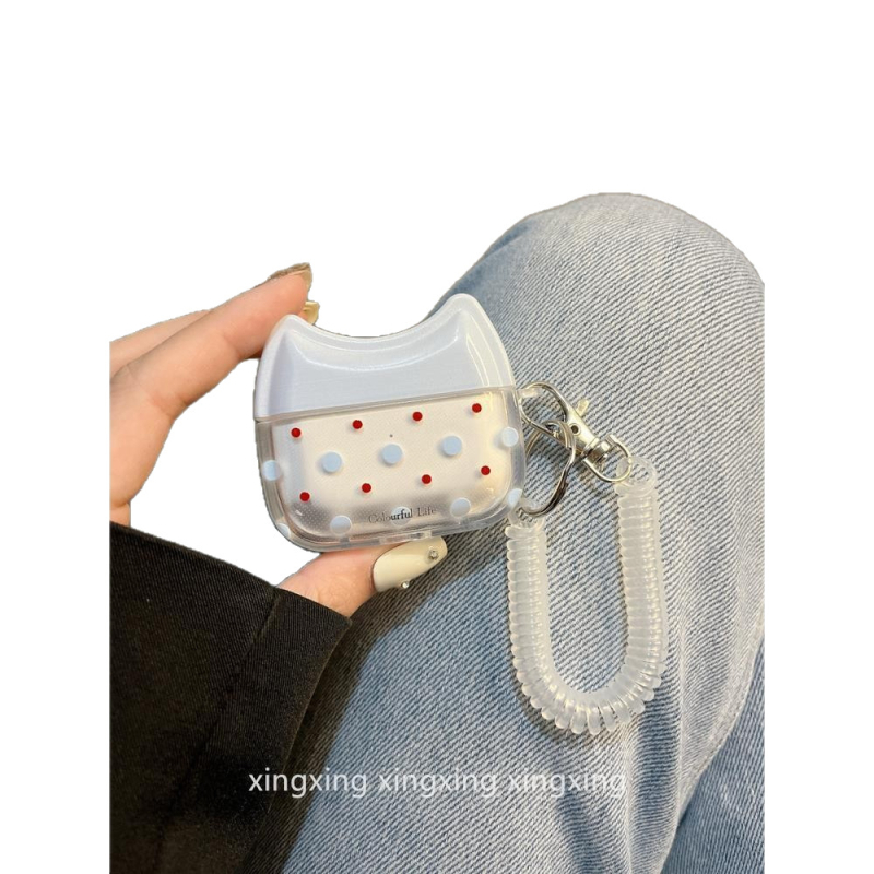 AirPods aizsarg maciņš Apple – TPU materiāls, caurspīdīgs dizains, izsmidzināšanas apdare, saderīgs ar AirPods Pro 2, 3. un 5. paaudze, pielāgošana atbalstīta