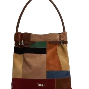 Retro commuter corduroy tote táska mágneszáras, poliészter bélés és mobiltelefon-zseb