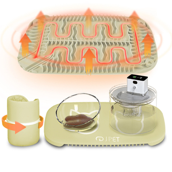 Grijajuća podloga s termostatom za mačke i pse, konstantna temperatura 30°C, model Jrd, težina 0,6 kg