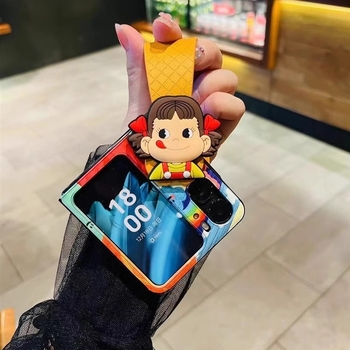 Θήκη Huawei Pocket2 με flip κάλυμμα, INS στιλ, τεχνητό δέρμα, χειροποιήτη ζωγραφική, προστασία από πτώσεις