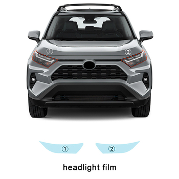 TPU film za svjetla i retrovizore — debljina 7.5 MIL, ljepilo osjetljivo na tlak, prilagodljiv, komplet za cijeli automobil