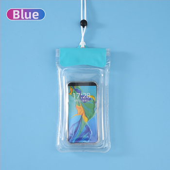 Vodotesná taška na telefón s dotykovým displejom pre outdoorovú jazdu na bicykli, priehľadná, s držiakom, PVC, minimalistický štýl