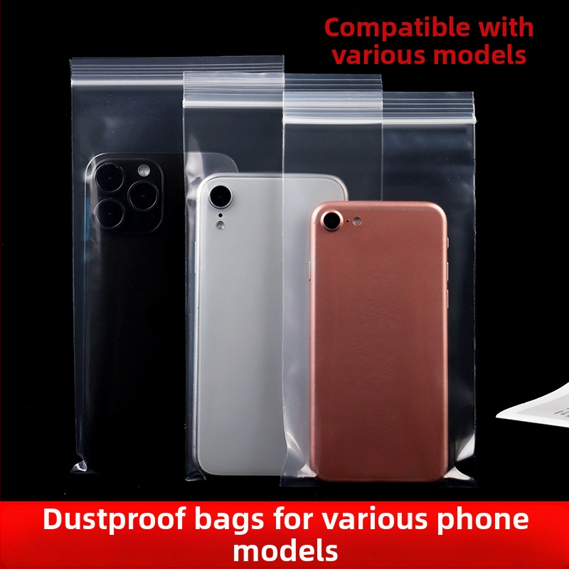 Storas, skaidrus atsparus vandeniui ir dulkių apsaugos kišenė su savisaugos užsegimu, skirta mobiliojo telefono pakuotei; medžiaga: naujasis PE; užsegimo ilgis: 1–1,5 cm; pritaikomas