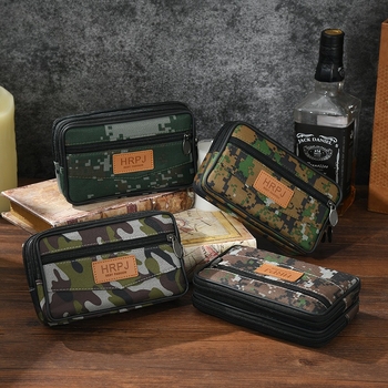 Muška torbica za pojas za telefon i kartice, otporna na habanje, višenamjenska, zatvaranje zipom, Oxford platno, horizontalni kvadratni oblik, svakodnevna upotreba, gradski minimalistički stil, proljeće 2025