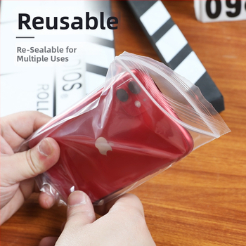 Jutiklinio ekrano apsauginė dėžutė maišelis mobiliojo telefono dėklui, skaidrus atsparus vandeniui užsegamas maišelis (Medžiaga: PE; Prekė: Guan Heng; Naudojimas: mobiliojo telefono dėklo pakavimas; Užsegimo ilgis: 1,5 cm; Leidimo numeris: Hebei XK16-204-0