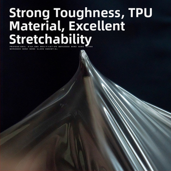 TPU aizsargfolija lukturiem - caurspīdīga, izturīga pret augstām un zemām temperatūrām, universāla lietošana