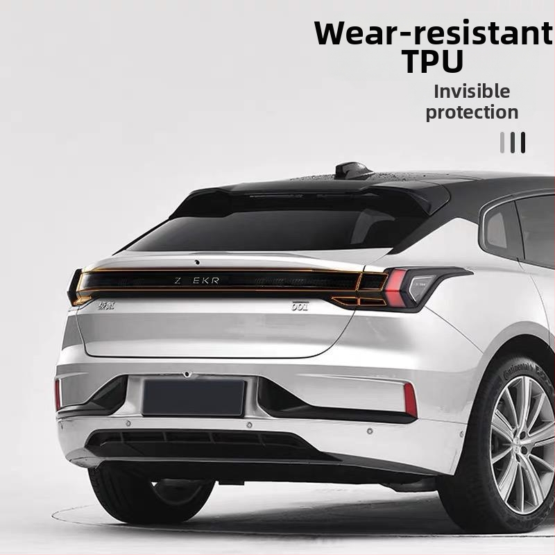 TPU apsauginė plėvelė priekinėms ir galinėms šviesoms, suderinama su Zeekr 001/X, be prekinio ženklo