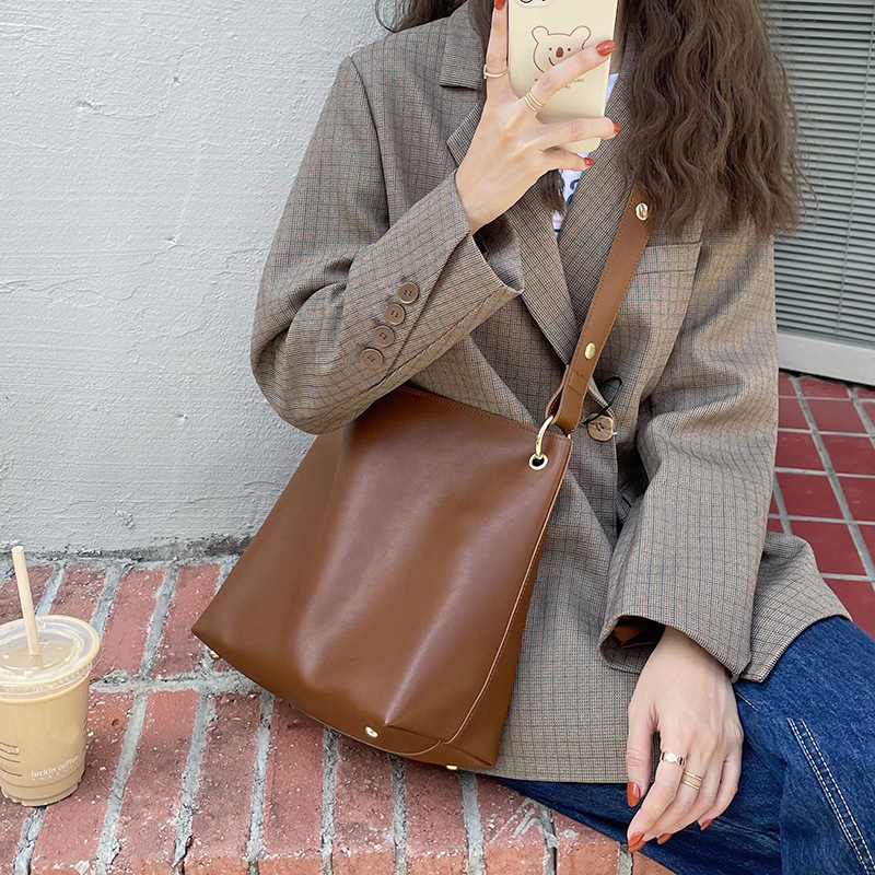 Yimu Tote torba – PU materijal, street trend stil, magnetski zatvarač, svakodnevna uporaba