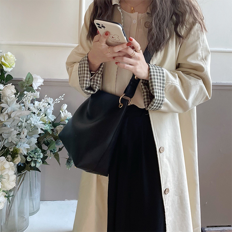 Yimu Tote torba – PU materijal, street trend stil, magnetski zatvarač, svakodnevna uporaba