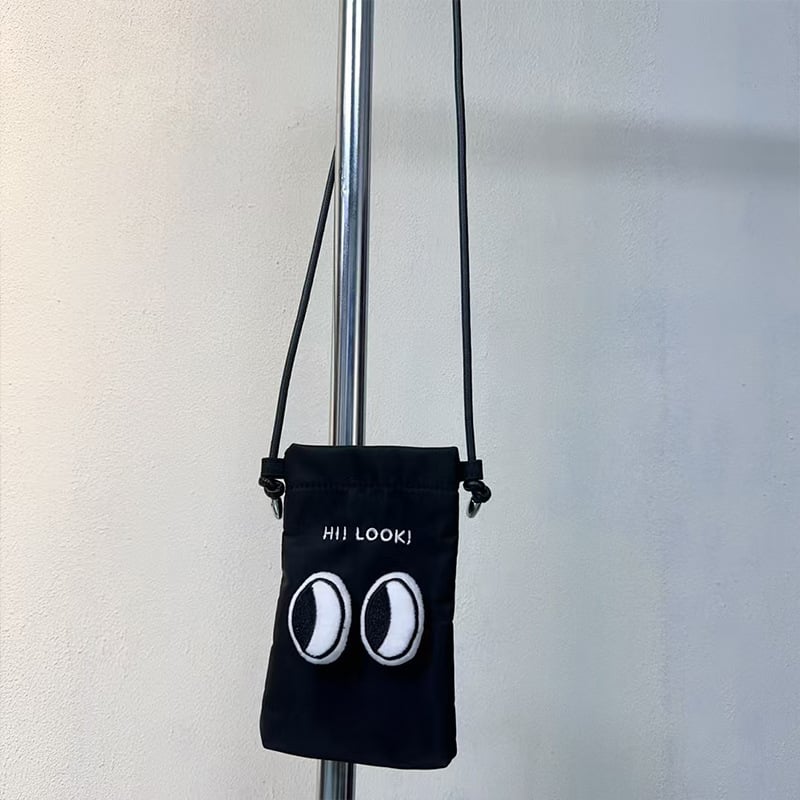 Nylonová crossbody taška s vreckom na telefón, vertikálny štvorcový tvar, magnetické zapínanie, skrytá kapsa na zips, mestský jednoduchý štýl