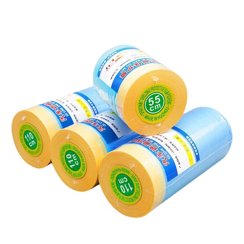 Folie za maskiranje bojenja automobila, elektrostatska privlačnost, jednokratna upotreba, visoka adhezija ljepila, teksturirani papir + PE folija