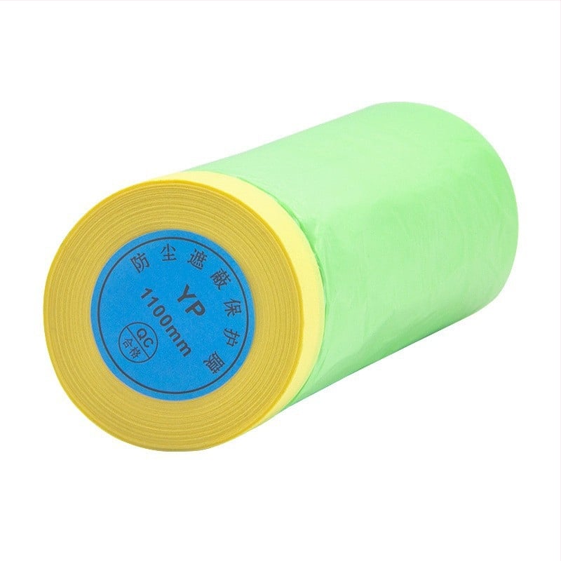 Folie za maskiranje bojenja automobila, elektrostatska privlačnost, jednokratna upotreba, visoka adhezija ljepila, teksturirani papir + PE folija