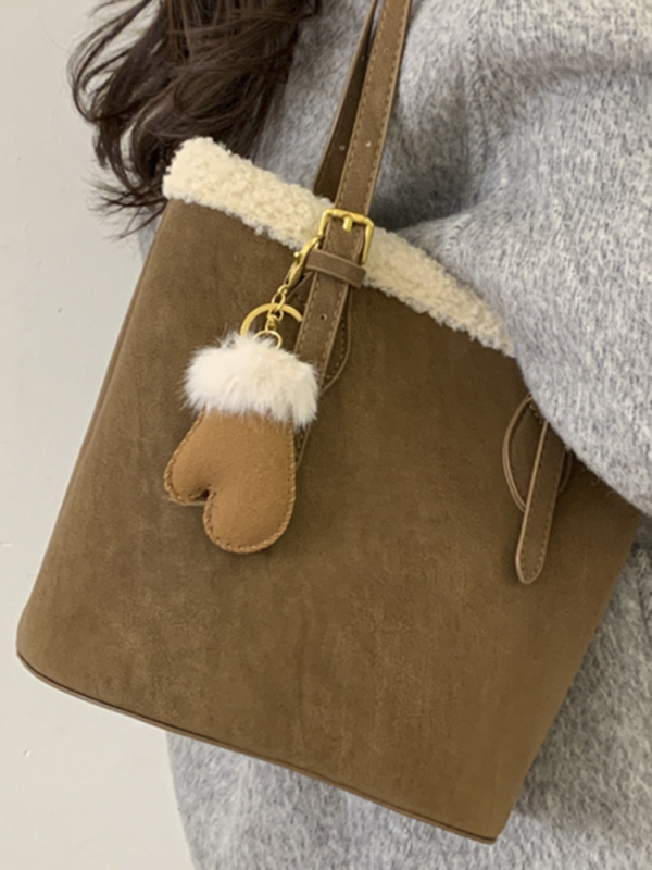 Ženska torbica urbanog stila, PU koža, vertikalno kvadratni oblik, zatvarač, unutarnja pretinica za telefon