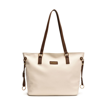 Dámska tote kabelka, PU materiál, horizontálny štvorcový tvar, zipsové zatváranie, vnútorná kapsa na zips, podšívka z polyesteru, jeseň 2025