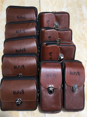 PU torbica za telefon na struku za muškarce, s mehanizmom zaključavanja, džep za novčiće, vodoravnog kvadratnog oblika