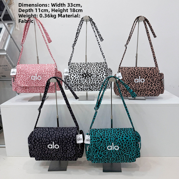 Taška cez rameno z plátna s leopardím vzorom, pre ženy, mestský štýl, vrecko na telefón a dokumenty, trojrozmerný dizajn, otváranie s krytom, polyesterová podšívka