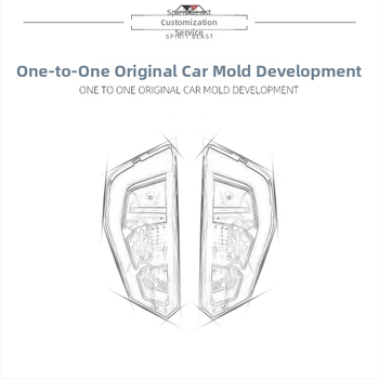 KTM390DUKE priekinio žibinto apsauginis filmas – HD skaidrus lipdukus, Spirit Beast prekės ženklas, suderinama su KTM390DUKE