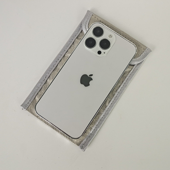 Romb RFID zaštitna torbica za mobitel – Velcro zatvaranje, uspravni kvadratni oblik, unutarnja džep za telefon, materijal za zaštitu signala, otisak loga