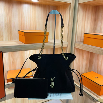 PU bucket tote torba s magnetskim zatvaračem, dvostruki naramenice, džep sa zatvaračem i džep za telefon, poliester podstava