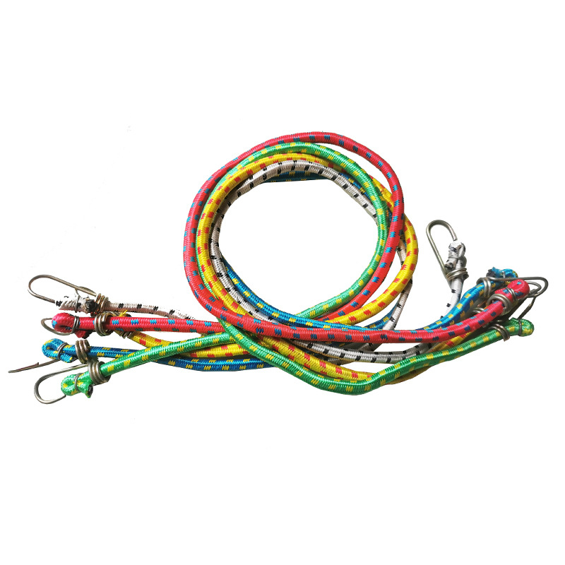 Okrúhly upevňovací pás s gumovým vláknom a oceľovými háčikmi, nosnosť 50 kg, Jingyinlong