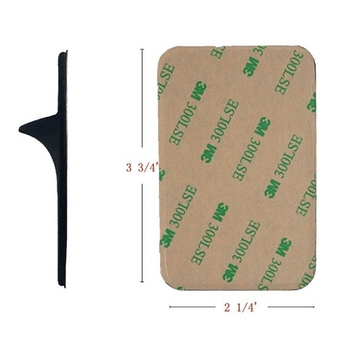 Tālruņa aizmugures karšu turētājs ar līmi un vāciņu, PVC, termo pārneses drukāšana, klienta pielāgošana, atsevišķs iepakojums, zīmols HSK