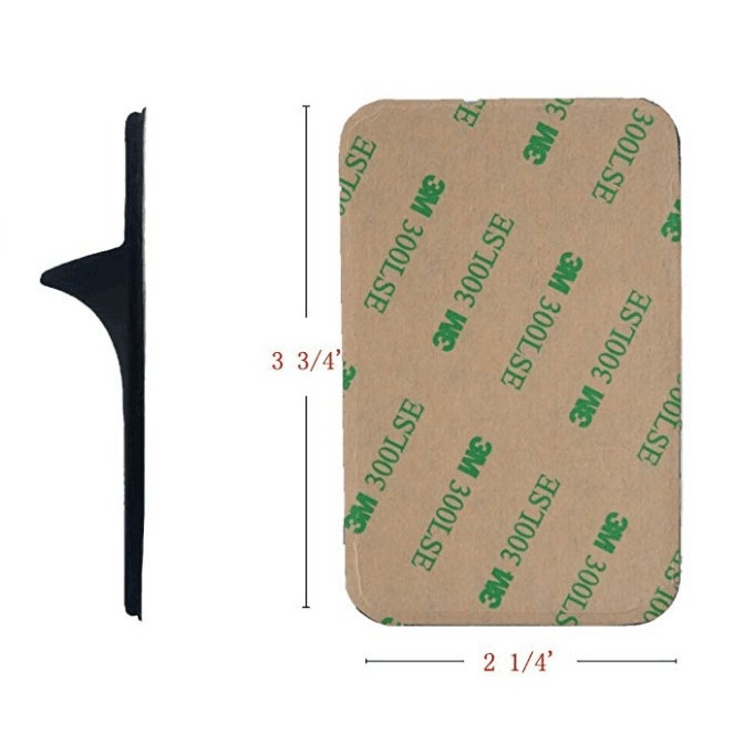 Tālruņa aizmugures karšu turētājs ar līmi un vāciņu, PVC, termo pārneses drukāšana, klienta pielāgošana, atsevišķs iepakojums, zīmols HSK