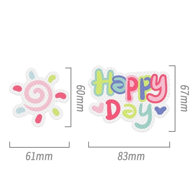 Αντανακλαστικό αυτοκόλλητο διαμαντοβαθμίας ποιότητας για κράνη και οχήματα — αυτοκόλληση, προστασία από γρατζουνιές, νυχτερινή ορατότητα, διακοσμητικό αντισύγκρουσης