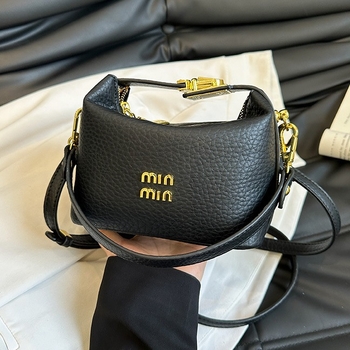 PU kožna torba sa zatvaračem, bucket tip torbe, gradski minimalistički stil, proljeće-ljeto 2024, podstava od poliester, unutarnja džep