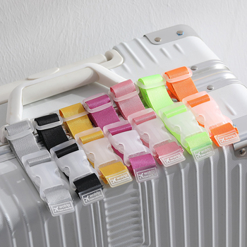 Klip za remen za prtljagu - otporan na habanje, materijal: plast + poliester, jesen 2023, jednofarbni uzorak, dodatak za torbu